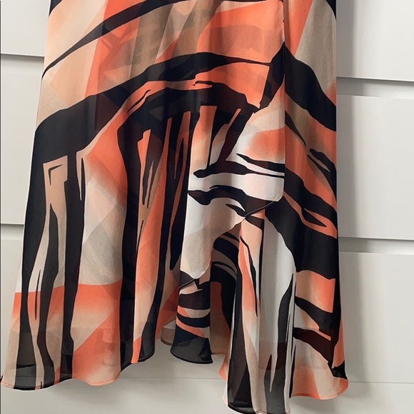 Le Chateau Chiffon Sleeveless Wrap Dress Medium - Picture 5 of 15